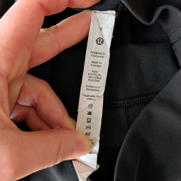 Lululemon Align High-Rise Pant 25" Black size 6 - Picture 5 of 8